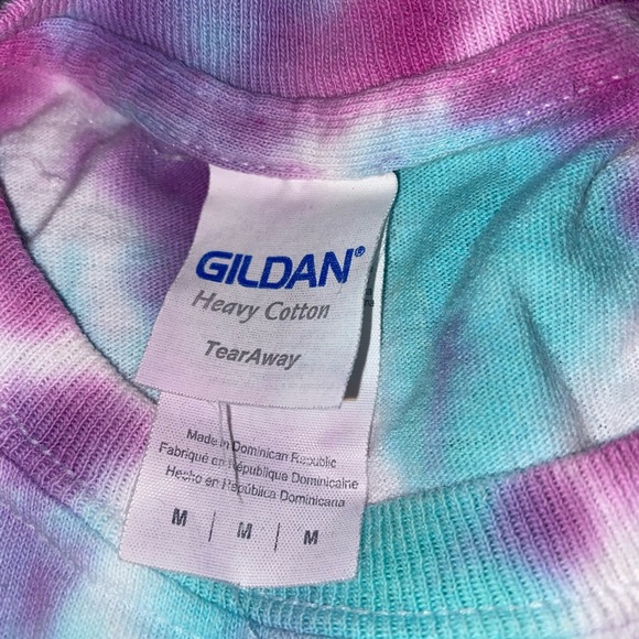 Cropped tie-dye shirt - Picture 3 of 3